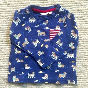 Jojo Maman Bebe dog shirt 2-3